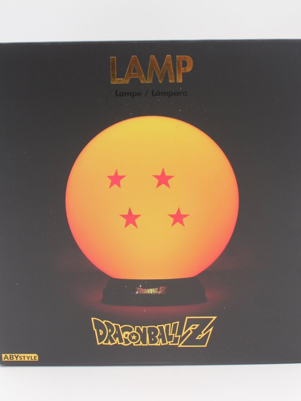 Dragon Ball Z Premium Collector's Lamp – 4 Star Dragon Ball – NEW